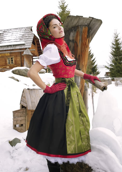 Designerdirndl und Trachten Mode