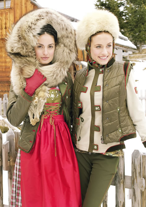 Designerdirndl und Trachten Mode