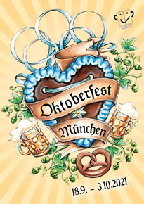 Oktoberfest München Plakat 2021