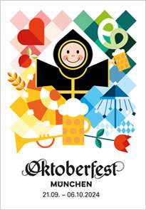 Oktoberfest München Plakat 2024